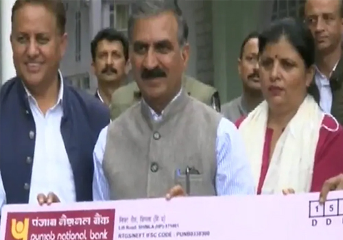 Himachal Chief Minister Donates His Savings (51 Lakhs) To Disaster Fund